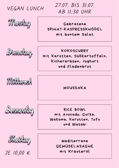 Modern Aesthetic Weekly Plan